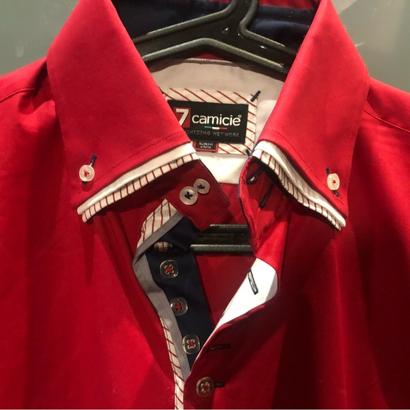 7 CAMICIE Button-Up Shirt - Picture 2 of 6